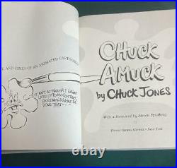 Chuck Amuck By Chuck Jones 1989 1st edition Hardback SIGNED LN