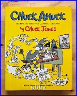Chuck Amuck Chuck Jones (1989, HC) Signed First Edition