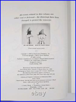 Chuck Amuck First Edition Signed Chuck Jones 1989 Looney Tunes HC