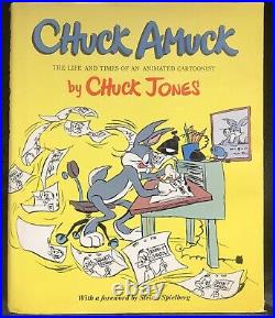 Chuck Amuck Hardcover SIGNED Chuck Jones 1st ed/2nd printing Free S/H