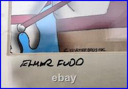Chuck Jones 1912-2002 Signed Animation Cel Elmer Fudd in King Arthur's Court