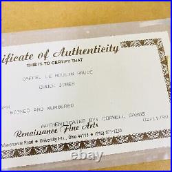 Chuck Jones /350 Daffe, Le Moulin Rouge Litho 1990 Looney Tunes Signed #d Rare