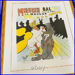 Chuck Jones /350 Daffe, Le Moulin Rouge Litho 1990 Looney Tunes Signed #d Rare