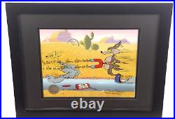 Chuck Jones ACME BIRD SEED Limited Edition Signed Cels + COA FRAMED & MATTED