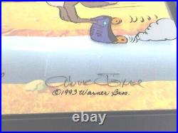 Chuck Jones ACME BIRD SEED Limited Edition Signed Cels + COA FRAMED & MATTED