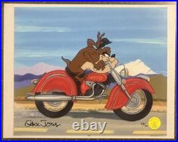 Chuck Jones ACME Road Hog Signed Limited Edition Animation Cel 53/150