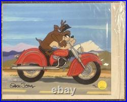 Chuck Jones ACME Road Hog Signed Limited Edition Animation Cel 53/150