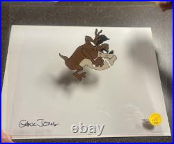 Chuck Jones ACME Road Hog Signed Limited Edition Animation Cel 53/150