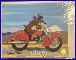 Chuck Jones ACME Road Hog Signed Limited Edition Animation Cel 54/150