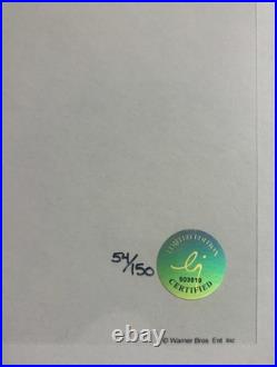 Chuck Jones ACME Road Hog Signed Limited Edition Animation Cel 54/150