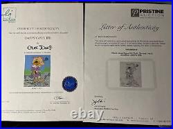 Chuck Jones Animation Cel Limited Edition Daffy Duck Daffy Cavalier Art WB I17