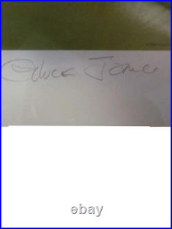 Chuck Jones Autographed Daffy Duck Lithograph Leap Frog Samuel Goldwyn Childrens