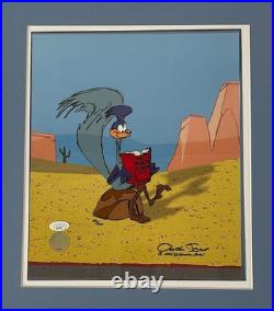 Chuck Jones Autographed The Neurotic Coyote Limited Edition Sericel JSA COA Chuck Jones Autographed The Neurotic Coyote Limited Edition Sericel JSA COA