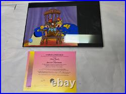 Chuck Jones Bear For Punishment Hand Signed painted Looney Tunes cel COA