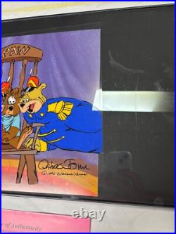 Chuck Jones Bear For Punishment Hand Signed painted Looney Tunes cel COA