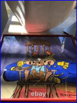 Chuck Jones Bear For Punishment Hand Signed painted Looney Tunes cel COA