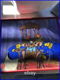 Chuck Jones Bear For Punishment Hand Signed painted Looney Tunes cel COA