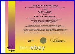 Chuck Jones Bear For Punishment LE (#334/500) Hand-painted Cel, Signed, COA