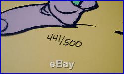 Chuck Jones Bow And Error Signed Animated Cel #441/500 Coa Daffy Duck/porky Pig