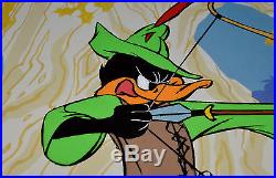 Chuck Jones Bow And Error Signed Animated Cel #447/500 Coa Daffy Duck/porky Pig