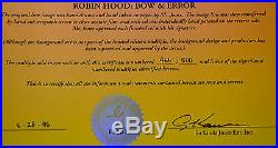 Chuck Jones Bow And Error Signed Animated Cel #466/500 Coa Daffy Duck/porky Pig