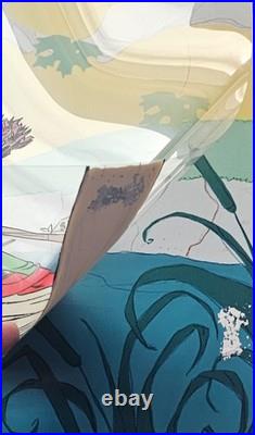 Chuck Jones Buck and a Quarter Staff Hand Signed painted Looney Tunes cel, COA