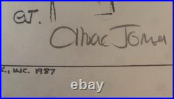 Chuck Jones Bugs Bunny Print Hand Signed Autograph 7 X 9 With Coa