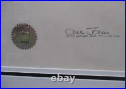 Chuck Jones Bugs Bunny Production Cel & Production Pencil Drawing signed, 1/1