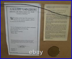 Chuck Jones Bugs Bunny Production Cel & Production Pencil Drawing signed, 1/1