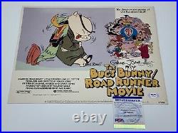 Chuck Jones Bugs Bunny Road Runner Signed Autograph Movie Poster PSA DNA j2f1c