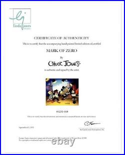Chuck Jones Bugs Bunny Signed Limited Edition Cel