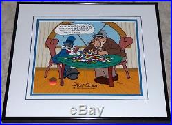 Chuck Jones Bugs Bunny Two Pair Hare 1994 Framed Signed Le Hand Painted Cel