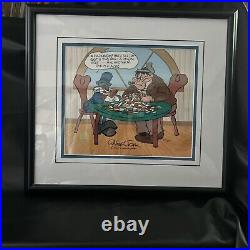 Chuck Jones Bugs Bunny Two Pair Hare 1994 Framed Signed Limited Edition Cel #