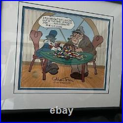Chuck Jones Bugs Bunny Two Pair Hare 1994 Framed Signed Limited Edition Cel #