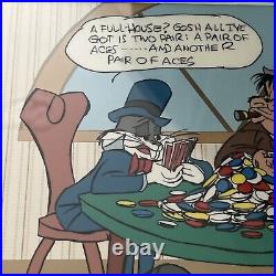 Chuck Jones Bugs Bunny Two Pair Hare 1994 Framed Signed Limited Edition Cel #