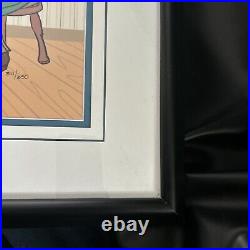Chuck Jones Bugs Bunny Two Pair Hare 1994 Framed Signed Limited Edition Cel #
