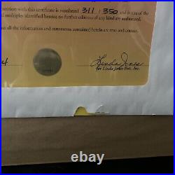 Chuck Jones Bugs Bunny Two Pair Hare 1994 Framed Signed Limited Edition Cel #