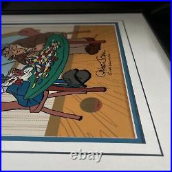 Chuck Jones Bugs Bunny Two Pair Hare 1994 Framed Signed Limited Edition Cel #