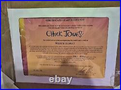 Chuck Jones Bugs Bunny Whats up, Doc signed and AUTHENTICATED 324/2500