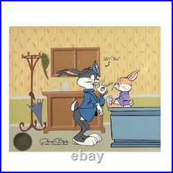 Chuck Jones Bugs Doctor Say Ah! Hand Signed Hand Painted Ltd Ed Sericel Diptych