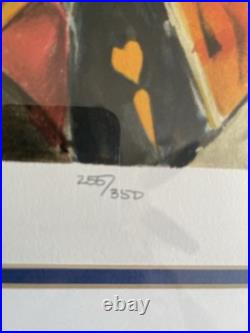 Chuck Jones Bunny Prince Charles Signed Numbered Print, Matted & Framed RARE
