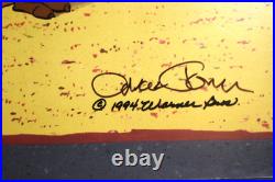 Chuck Jones Cel The Neurotic Coyote #343/500 Signed WithCOA