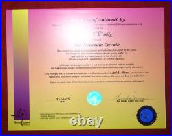 Chuck Jones Cel The Neurotic Coyote #343/500 Signed WithCOA