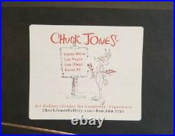 Chuck Jones, Coyote Crossing LTD ED. HAND SIGNED Sericel WITH COA 204/750