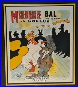 Chuck Jones DAFFE, LE MOULON ROUGE framed lithograph #111/350 signed Chuck Jones