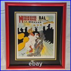 Chuck Jones DAFFE, LE MOULON ROUGE framed lithograph #111/350 signed Chuck Jones