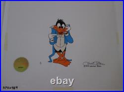 Chuck Jones Daffy Duck 1/1 signed Cel and Drawing Carnival of the Animals 1976