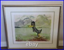 Chuck Jones Daffy Duck September Mourning Hand Signed Limited Edition Litho