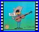 Chuck Jones Daffy Duck Sound Please Hand Signed painted Looney Tunes cel COA art