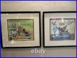 Chuck Jones Dental Themed Series Hand Painted Cel, Signed, Certified and Framed